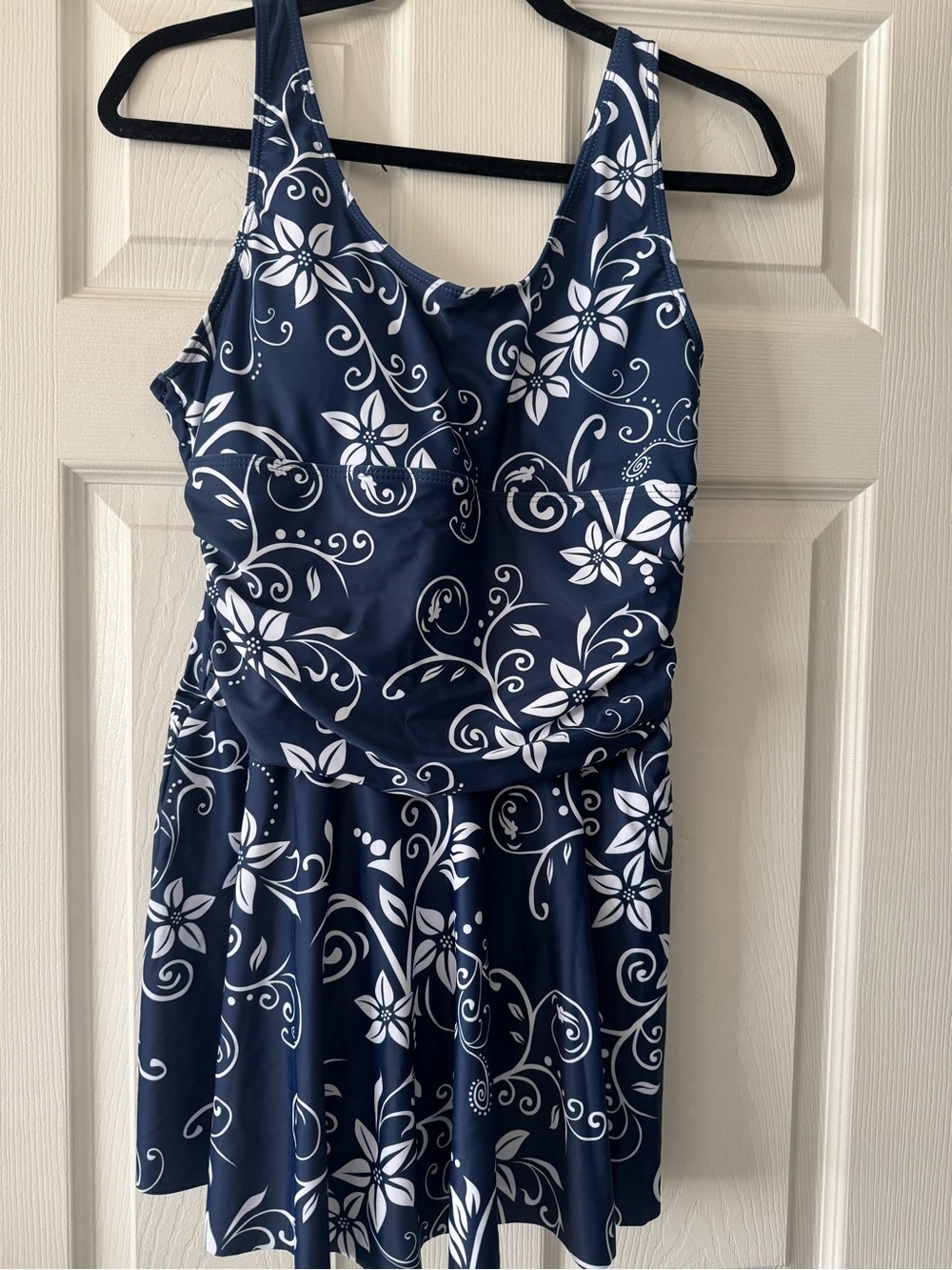 Women's Navy Floral One-Piece Swimsuit
